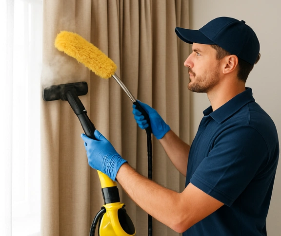 Trusted blind cleaning technician Matty Curtain Cleaning kenthurst-nsw QLD